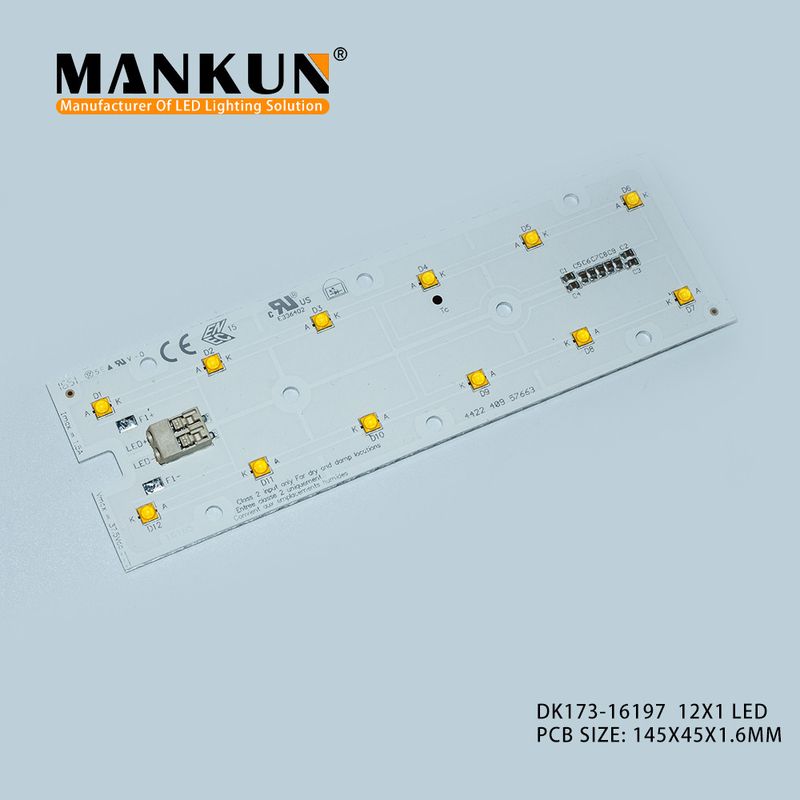 145*45mm PCB 2x6 with 3535 36w DC36V LED module for Street Lighting 16165