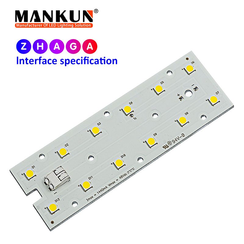 145*45mm PCB 2x6 with 5050 50w DC12V LED module for Street Lighting 20264