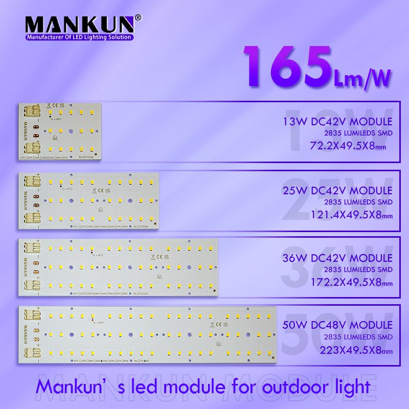 72.2x49.5mm pcb with SMD 2835 14LEDs 13W for Outdoor Lighting modules 20853