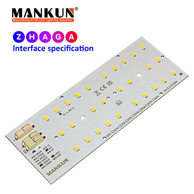 121.4x49.5mm pcb with SMD 2835 28LEDs 165LM/W for Outdoor Lighting modules 20858