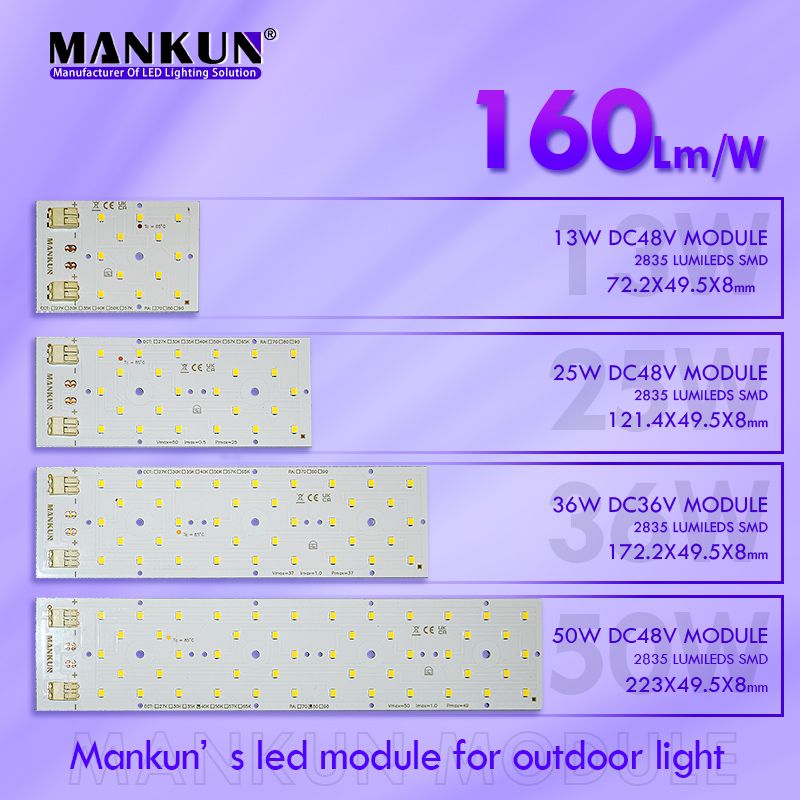 12W PCB Module - 70 CRI - 49.5x72.2 mm for Outdoor Lighting modules 20981