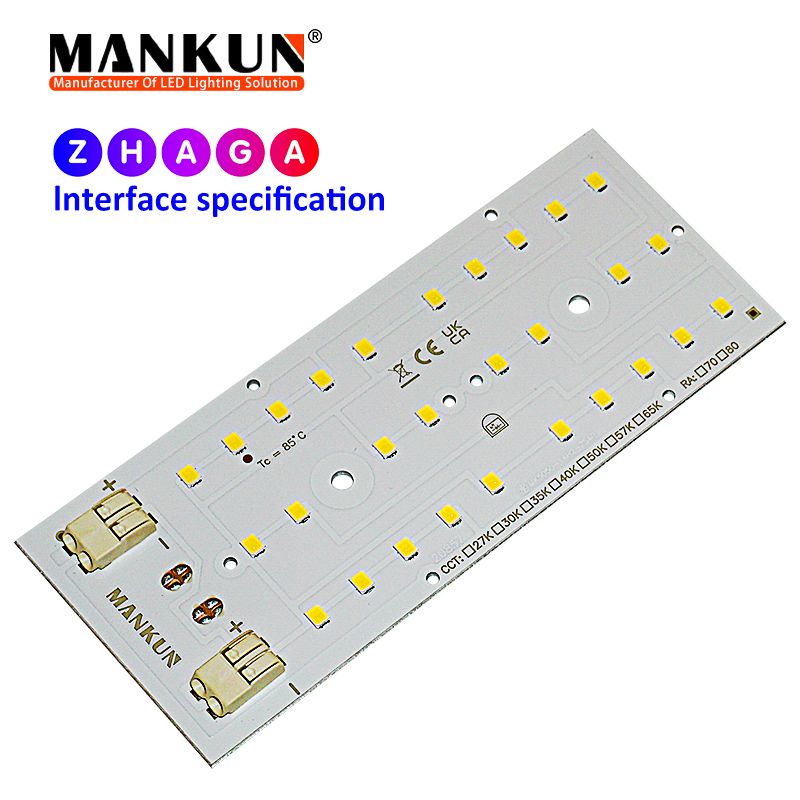 121.4x49.5mm pcb with SMD 2835 28LEDs 25W for Outdoor Lighting modules 20857