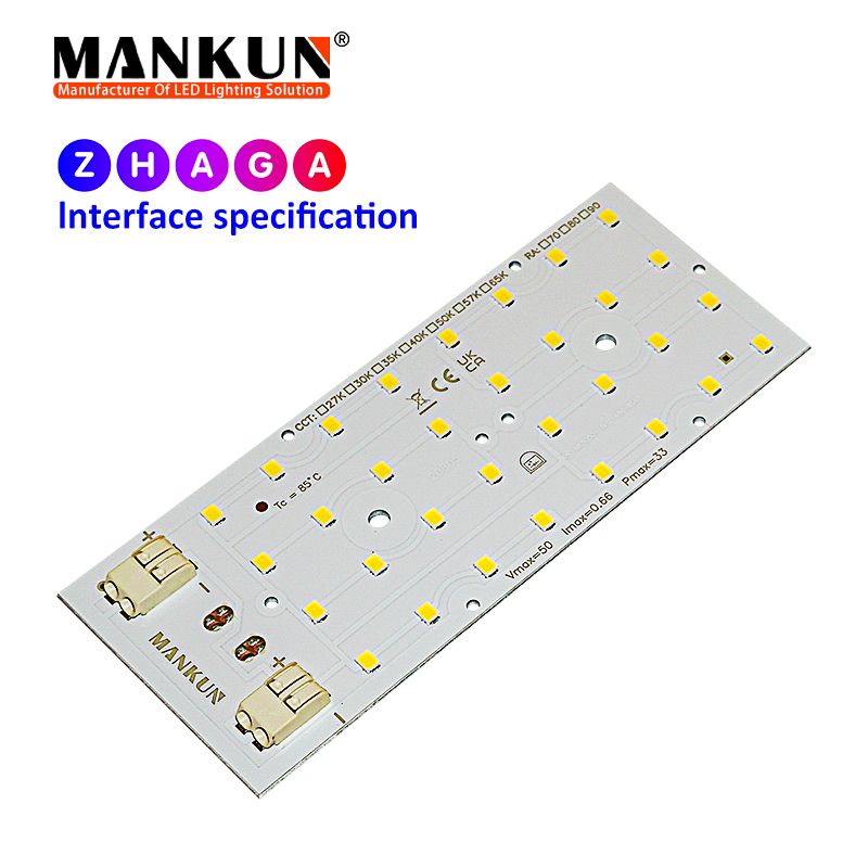 121.4x49.5mm pcb with SMD 2835 32LEDs 170LM/W for Outdoor Lighting modules 20805