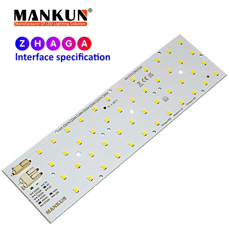 172.2x49.5mm pcb with SMD 2835 48LEDs 170LM/W for Outdoor Lighting modules 20979