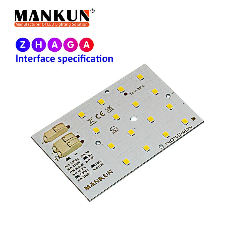 72.2x49.5mm pcb with SMD 2835 16LEDs 170LM/W for Outdoor Lighting modules 20977