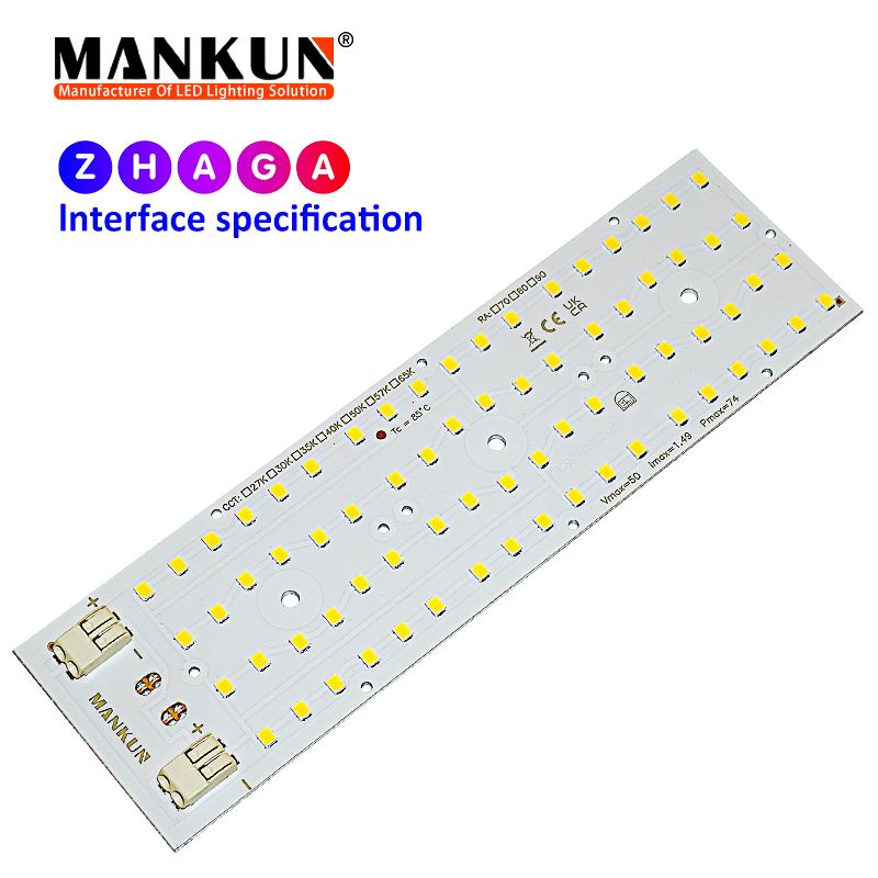 172.2x49.5mm PCB with 2835 LED module for DC48V 36W Street Lighting 20803