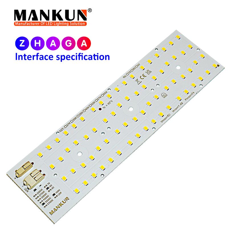 172.2x49.5mm PCB with 2835 72LED module for 182lm/w Street Lighting 20800