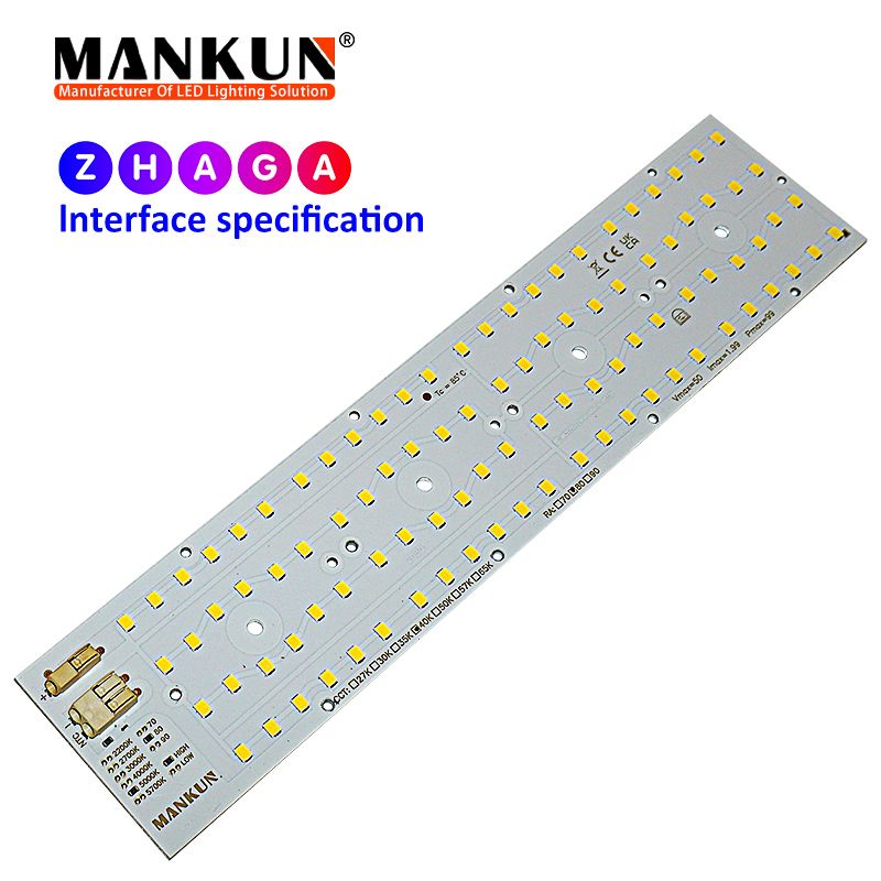 223x49.5mm PCB with 2835 96LED module DC48V 50W for Street Lighting 20801