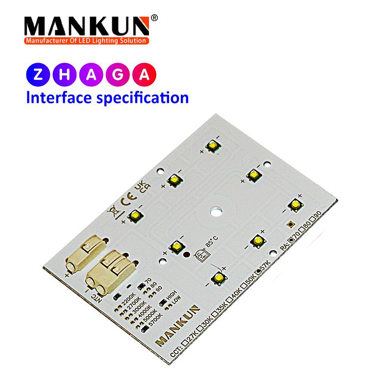 72.2x49.5mm PCB with 3535 8LED module 20970