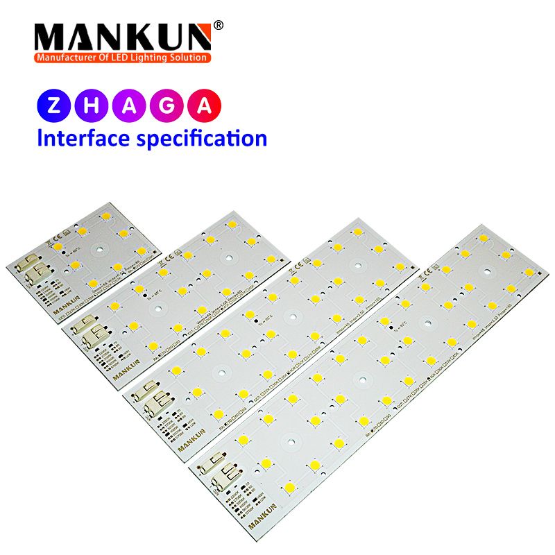 223x49.5mm PCB with 8x4 LumiLEDs 5050 LEDs module for 50W DC48V Street Lighting 20944