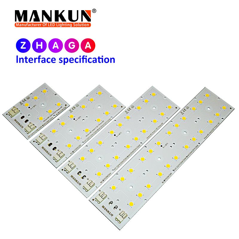 121.4x49.5mm PCB with 6x2 LumiLEDs 5050 LEDs module for 184lm/w Street Lighting 20930