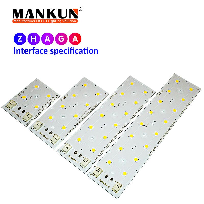 72.2x49.5mm PCB with 2x2 LumiLEDs 5050 LEDs module for Street Lighting 20921