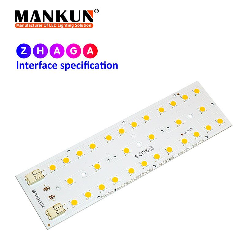 172.2x49.5mm PCB with 10x3 LumiLEDs 5050 LEDs module for 36w Street Lighting 21072