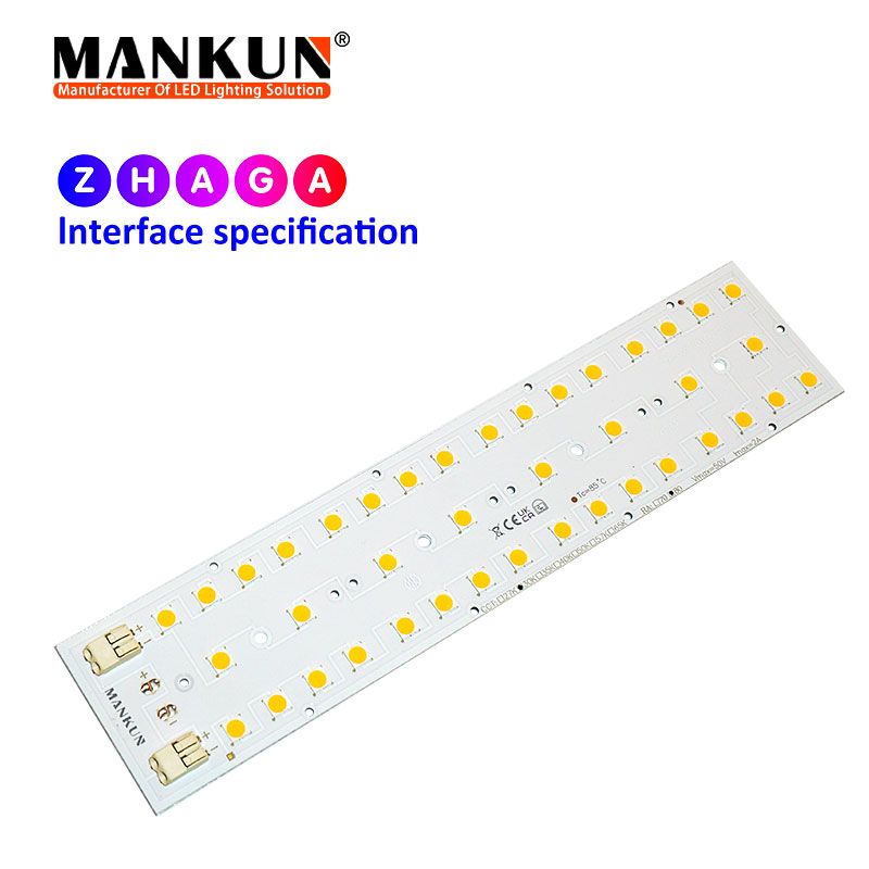 223x49.5mm PCB with 10x4 LumiLEDs 5050 LEDs module for 50w Street Lighting 21073