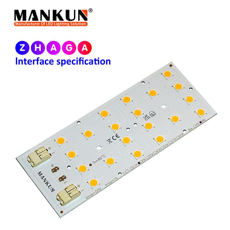 121.4x49.5mm PCB with 10x2 LumiLEDs 5050 LEDs module for Street Lighting 21067