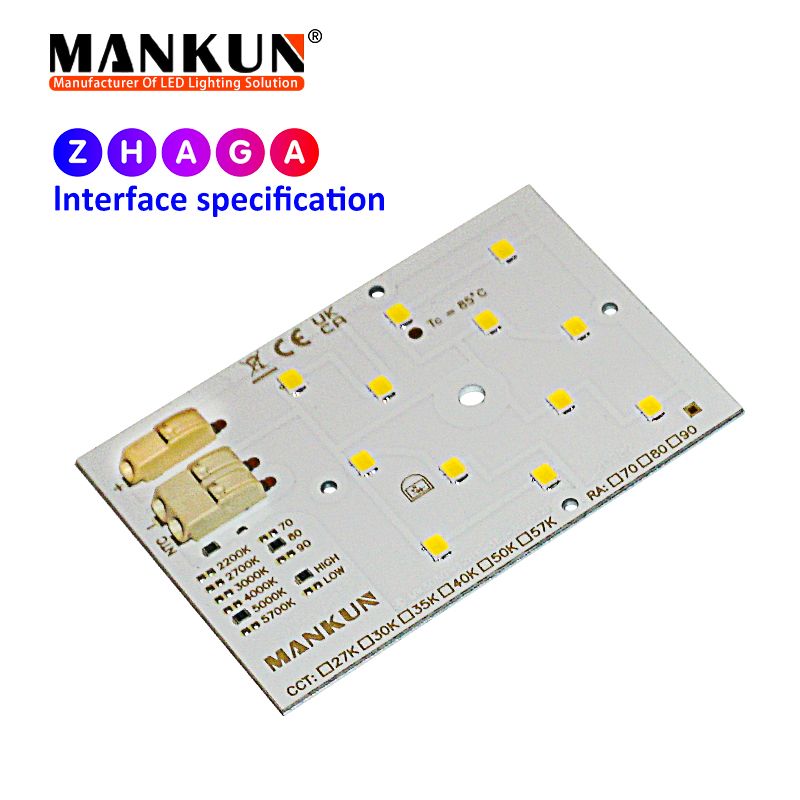 12W LED Module 2835 49.5x72.2 mm MCPCB for Outdoor Lighting Systems 20982