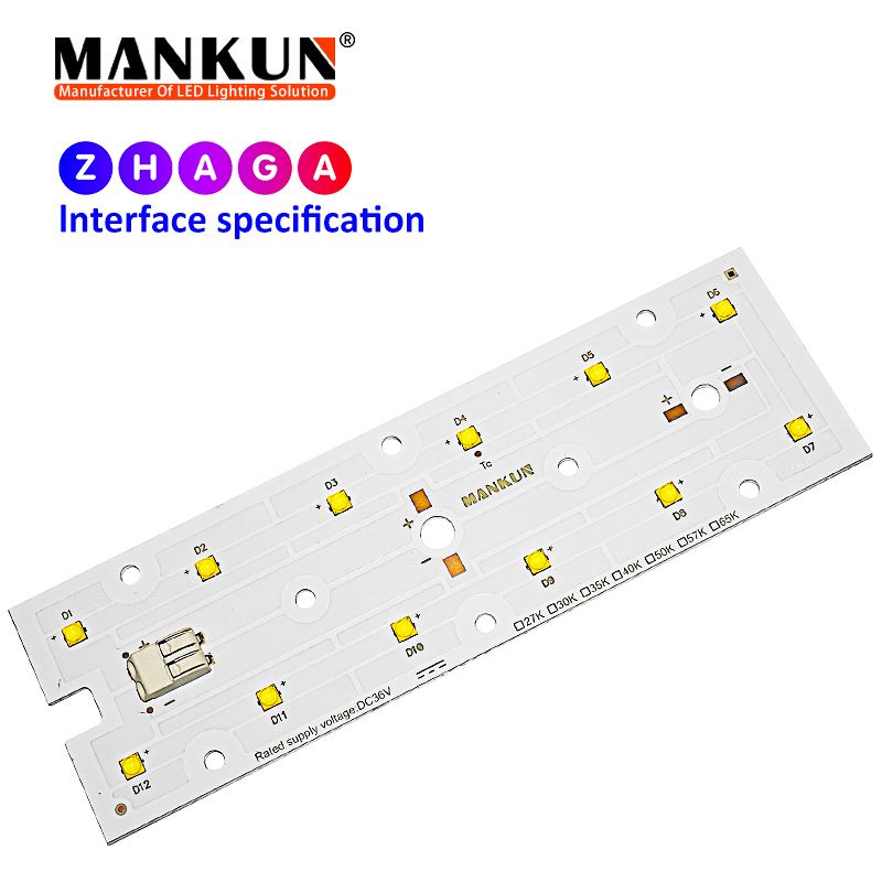 146*45mm PCB 2x6 with 3535 36W 158Lm/w for Street Lighting 17682