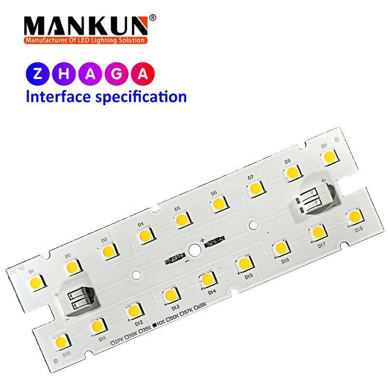 PCB 2 x 9 with SMD 5050 18 LEDs Module 50W for Street Lighting 18427