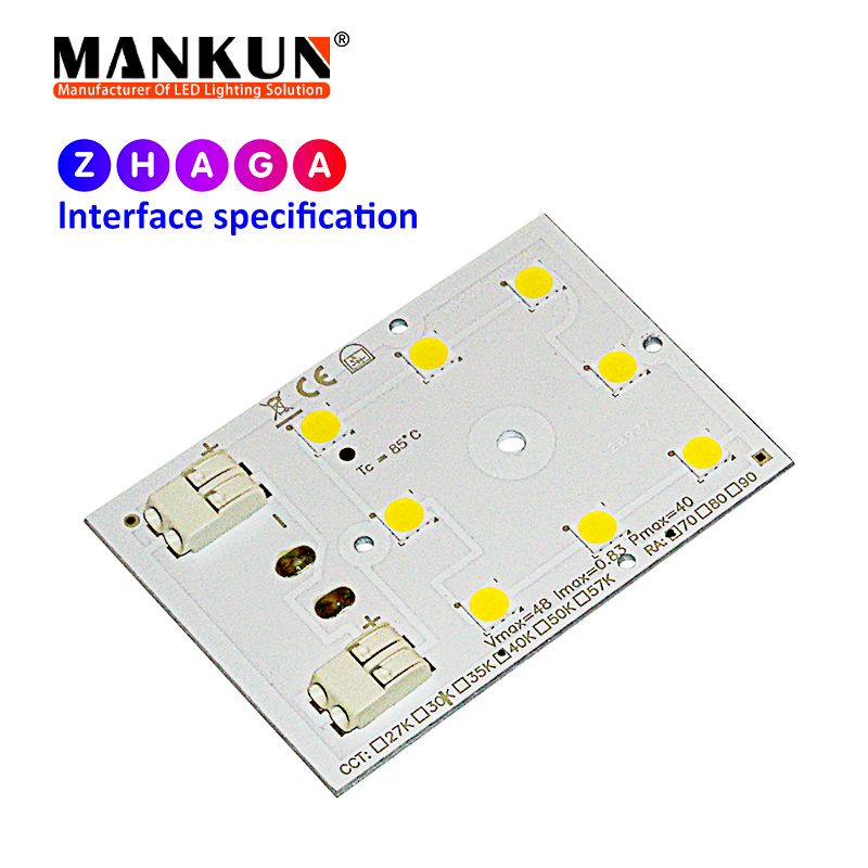 72.2x49.5mm PCB with 8x1 LumiLEDs 5050 LEDs module for Street Lighting 20937