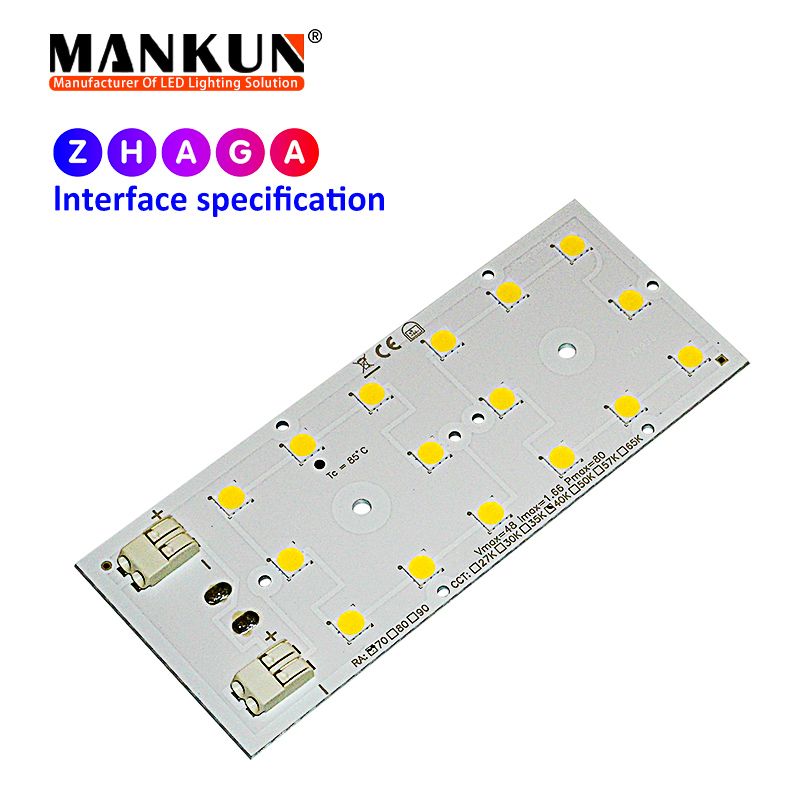 121.4x49.5mm PCB with 8x2 LumiLEDs 5050 LEDs module for Street Lighting 20938