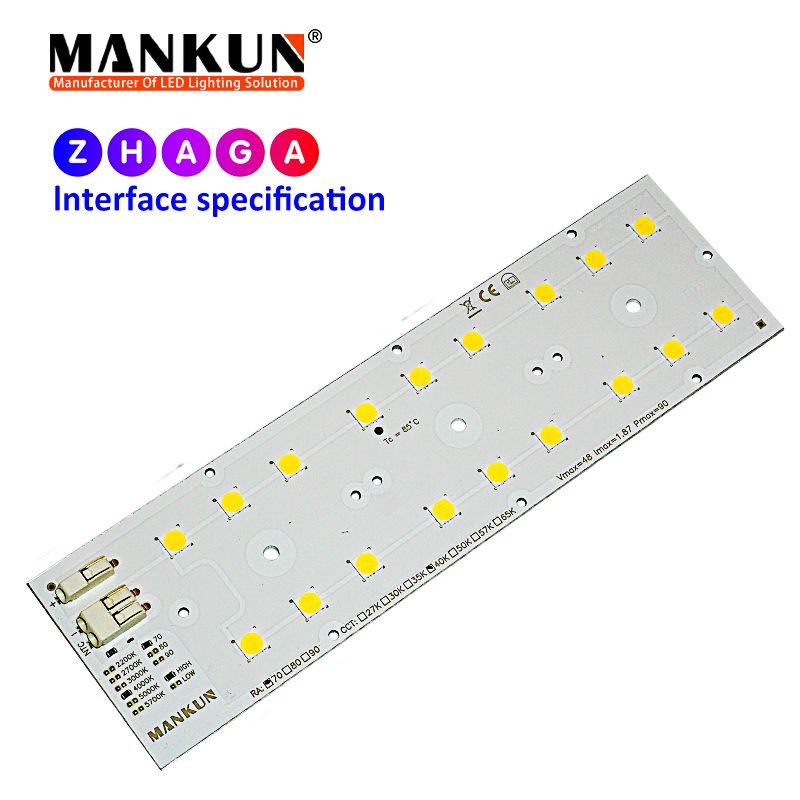 172.2x49.5mm PCB with 6x3 LumiLEDs 5050 LEDs module for 36w Street Lighting 20935