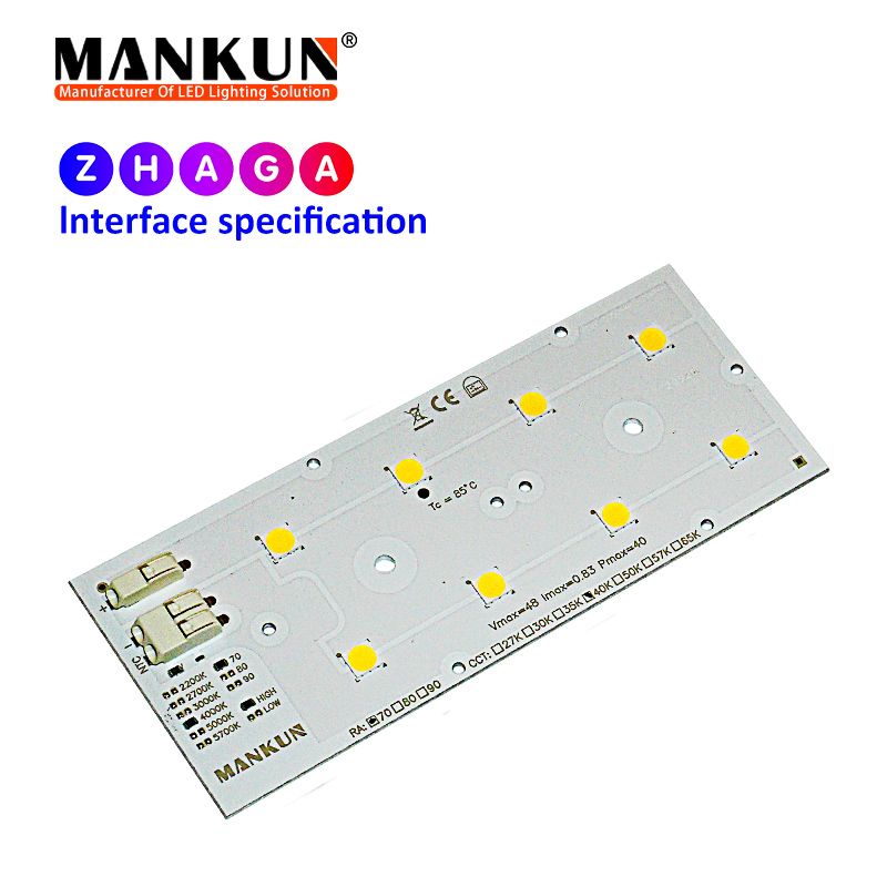 121.4x49.5mm PCB with 2x4 LumiLEDs 5050 LEDs module for Street Lighting 20926