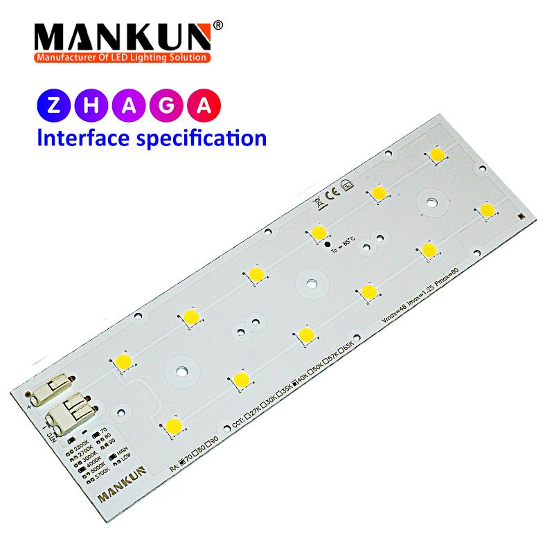 172.2x49.5mm PCB with 2x6 LumiLEDs 5050 LEDs module for Street Lighting 20927