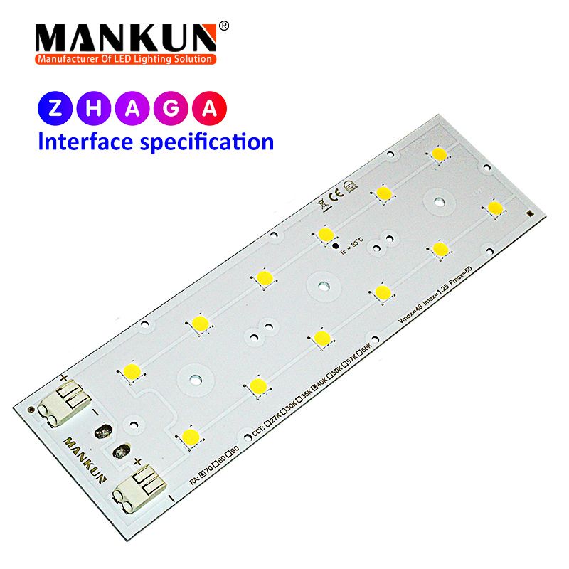 172.2x49.5mm PCB with 2x6 LumiLEDs 5050 LEDs module for Street Lighting 20923