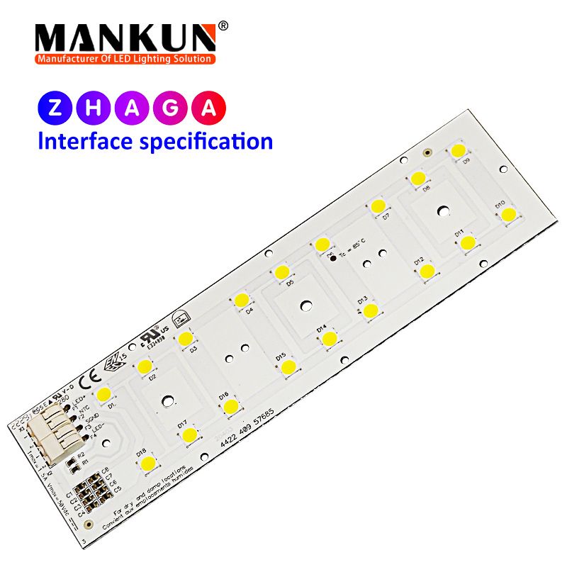 172.2x49.5mm PCB with 6x3 LumiLEDs 5050 LEDs module for Street Lighting 20403