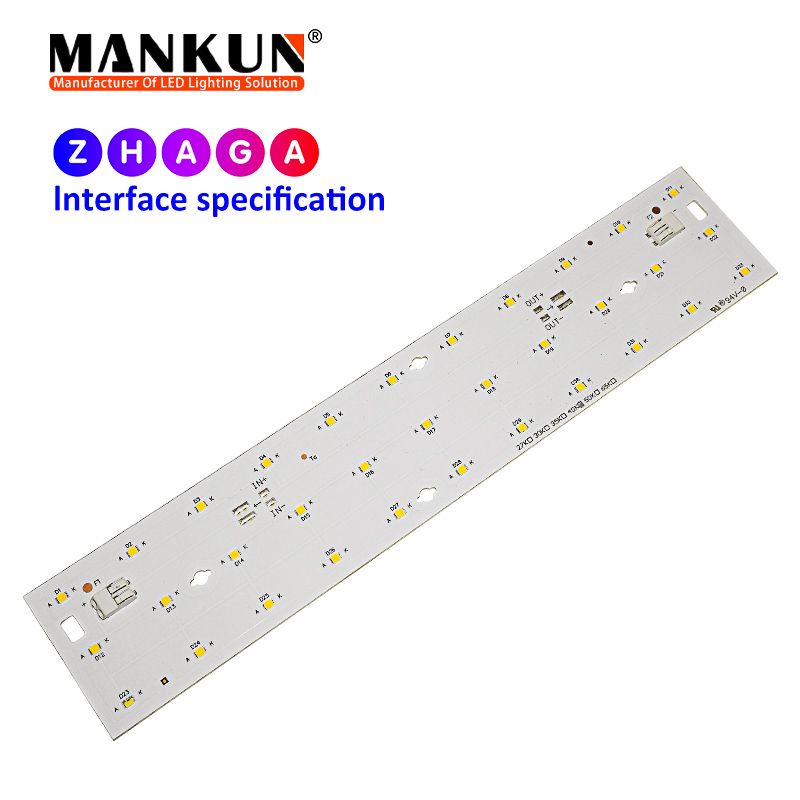 55*280mm SMD 3030 Linear LED Module PCB With Lens for office Lighting 20347