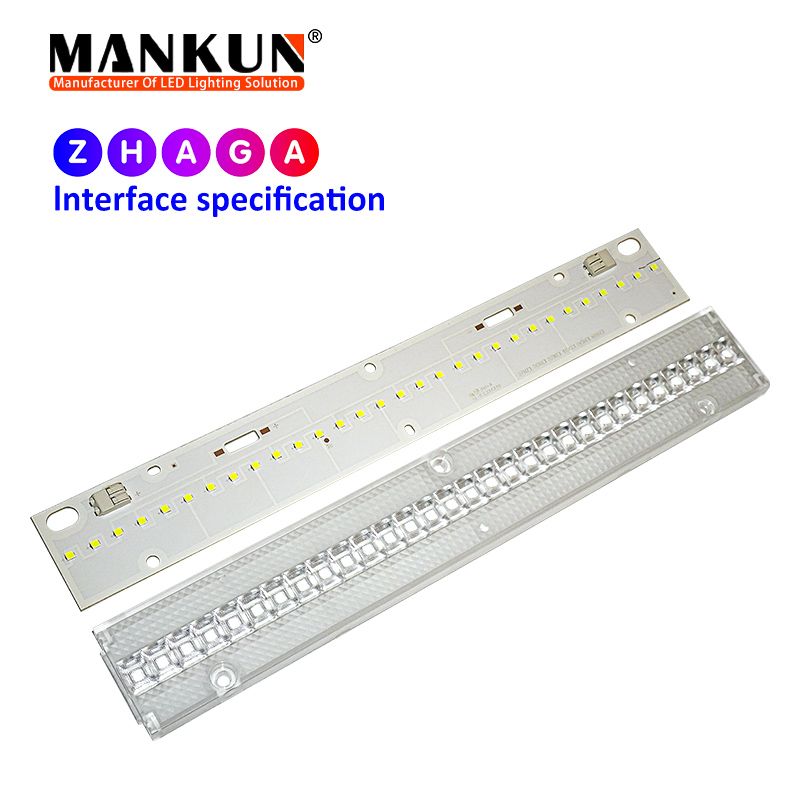 40*280mm SMD 3030 Linear LED Module PCB With Lens for office Lighting  20568