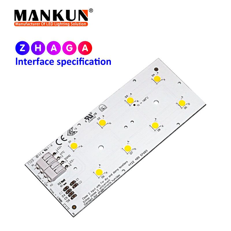 Zhaga standard PCB with 2x2 LumiLEDs 5050 LEDs module for Street Lighting 18810